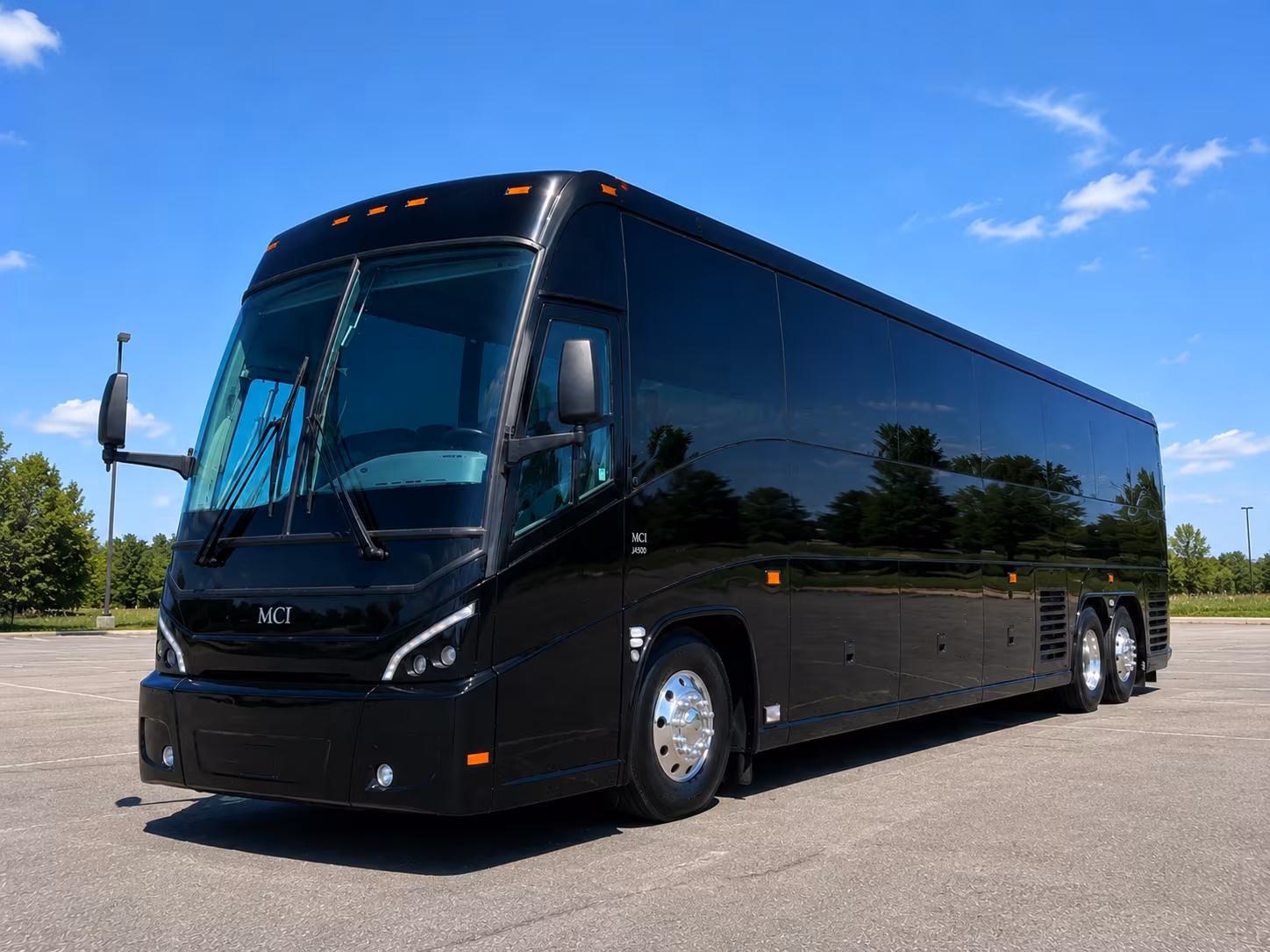 buses for warehouse district and convention corridor wedding receptions
