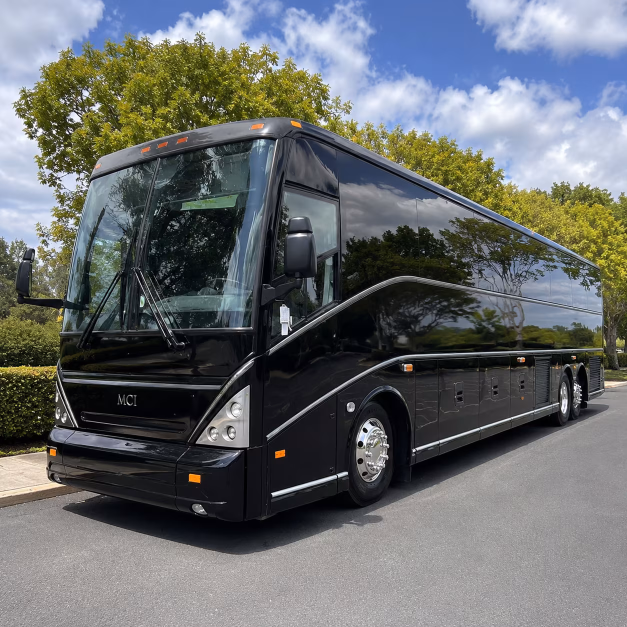convention and corporate event buses at the morial convention center