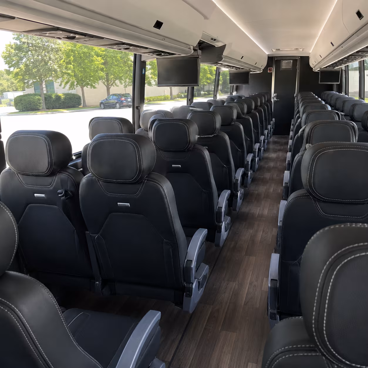 new orleans charter bus interior