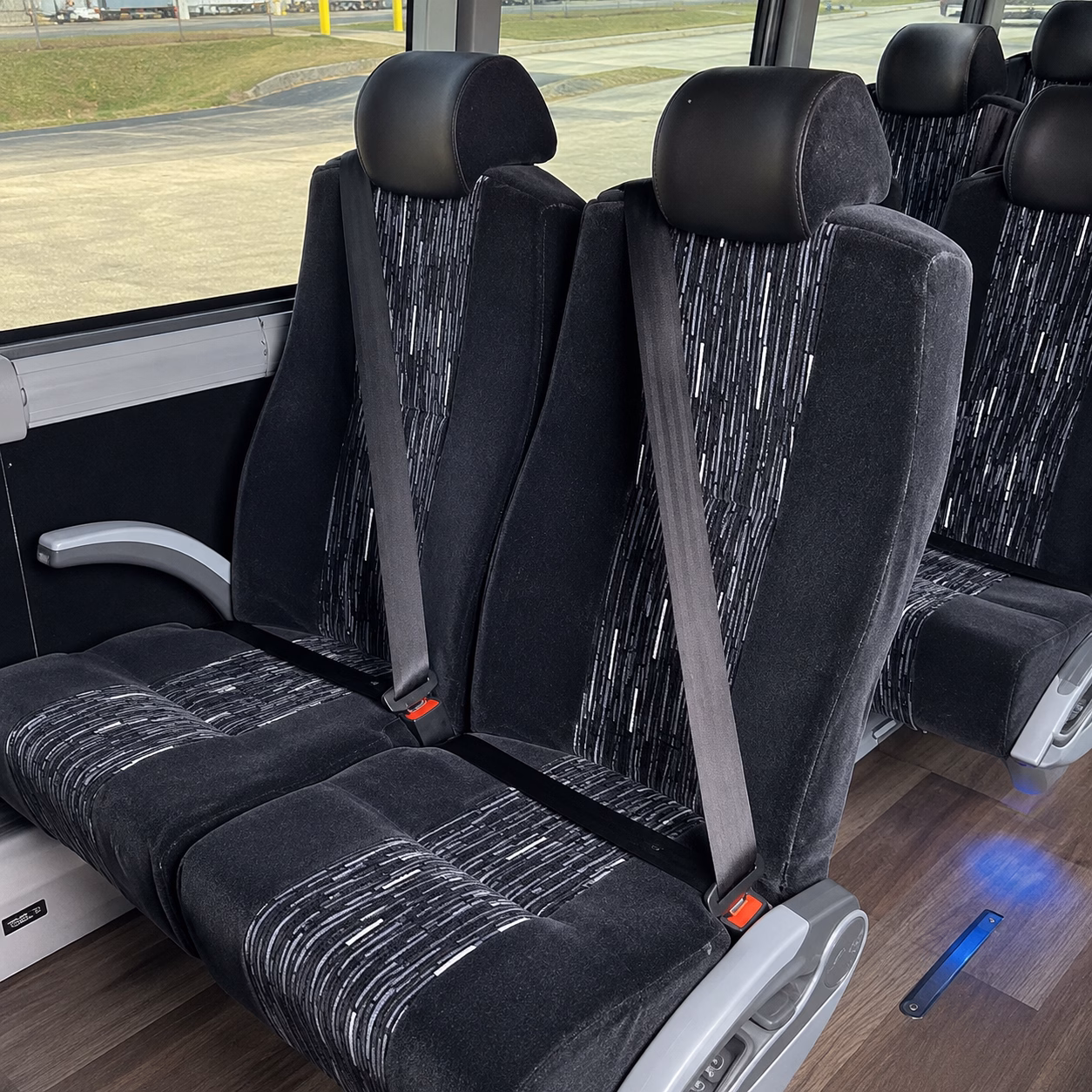 new orleans charter bus rental interior