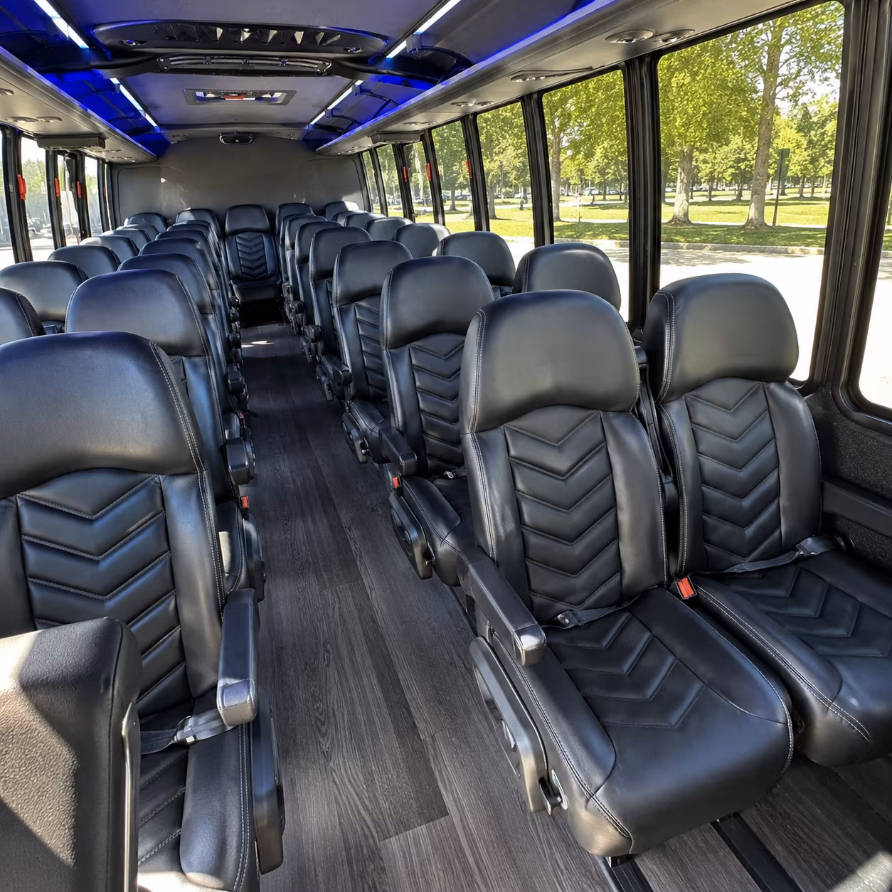 new orleans private event transportation onboard seating